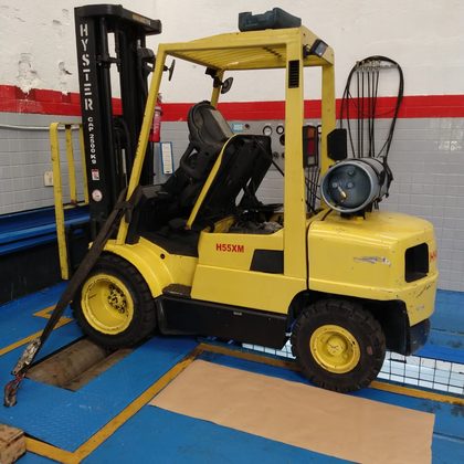 Como testar Empilhadeira Hyster