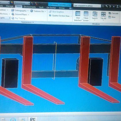 Projeto de dispositivo desenhado em CAD